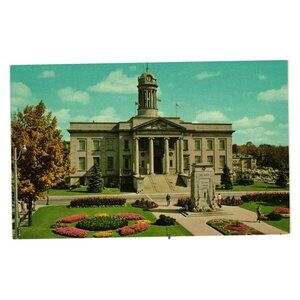 City Hall Kitchener Ontario Canada Vintage Postcard Distributed Kitchener News